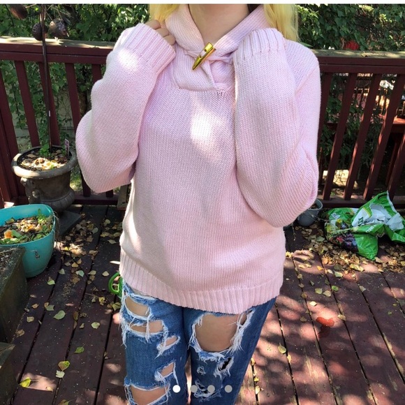 Ralph Lauren Tops - Pink Ralph Lauren knit sweater
